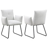 Ackland Light Gray Dining Side Chair, Set of 2 from Coaster - Luna Furniture