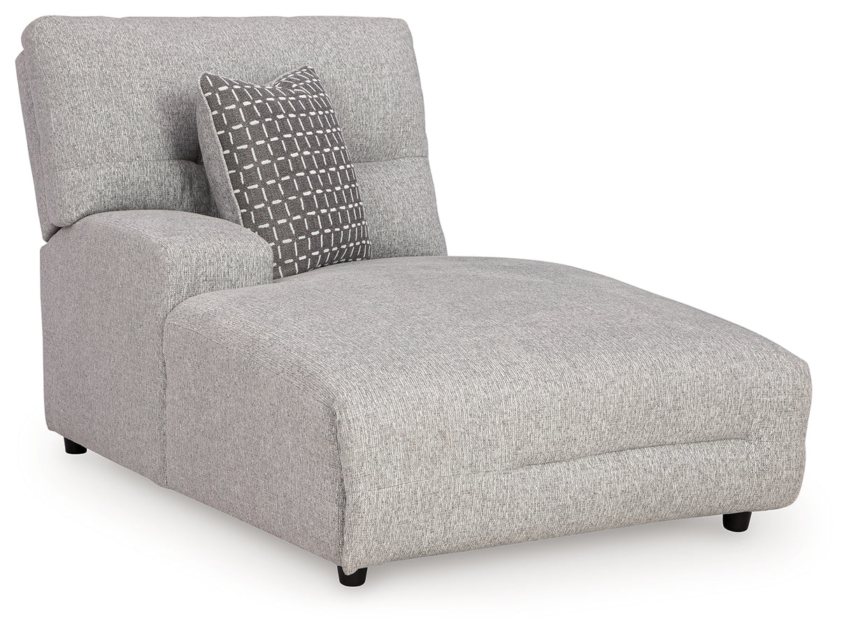 Acklen Place Alloy Left-Arm Facing Power Press Back Chaise from Ashley - Luna Furniture