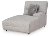 Acklen Place Alloy Right-Arm Facing Power Press Back Chaise from Ashley - Luna Furniture