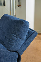 Acklen Place Navy 3-Piece RAF Chaise Power Reclining Sectional from Ashley - Luna Furniture