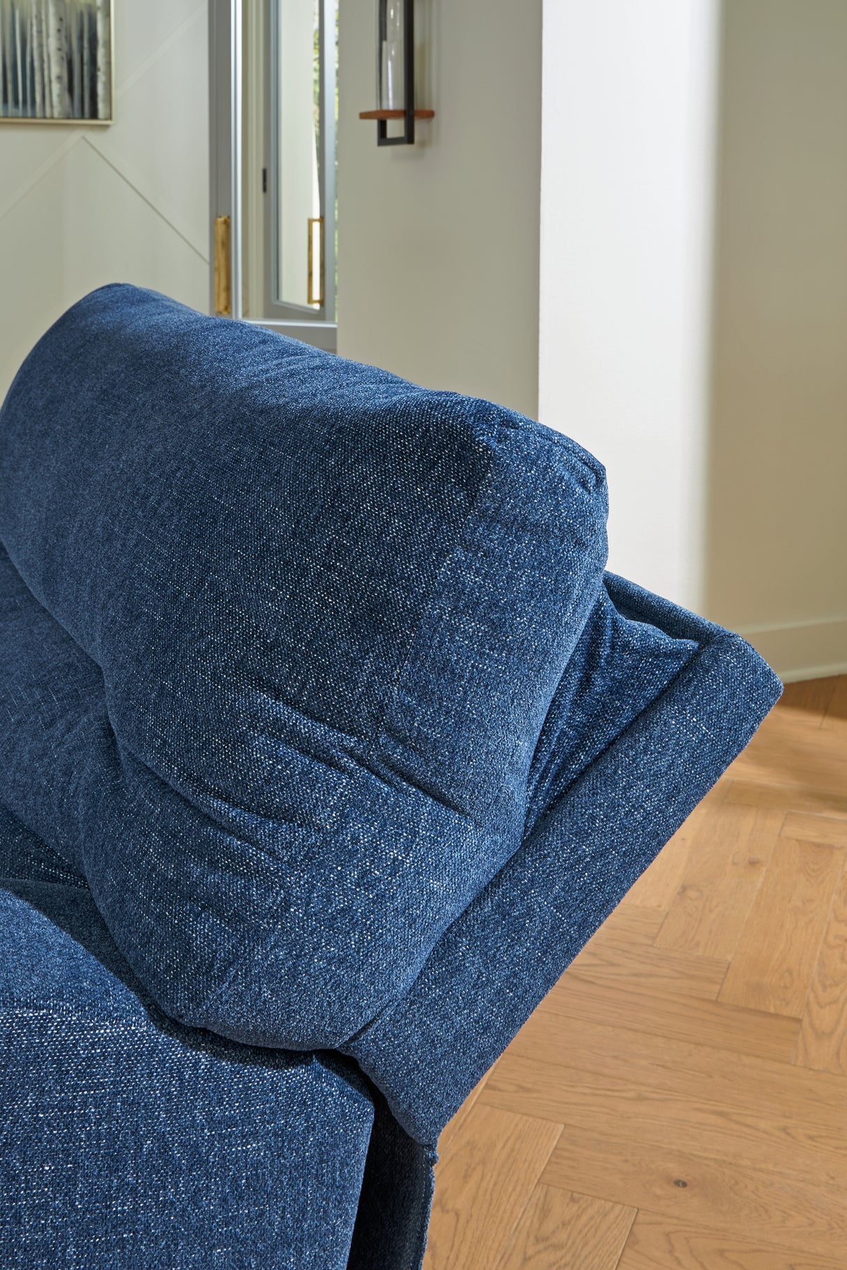 Acklen Place Navy 6-Piece LAF Chaise Power Reclining Sectional from Ashley - Luna Furniture