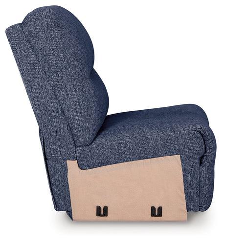 Acklen Place Navy Armless Chair from Ashley - Luna Furniture