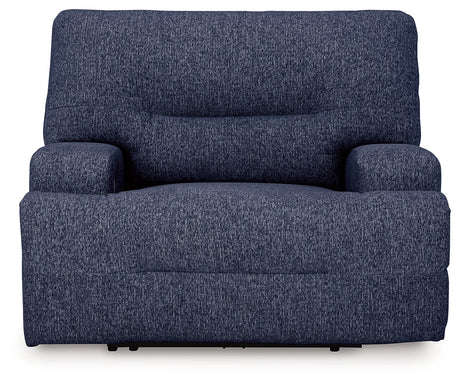 Acklen Place Navy Oversized Power Recliner from Ashley - Luna Furniture
