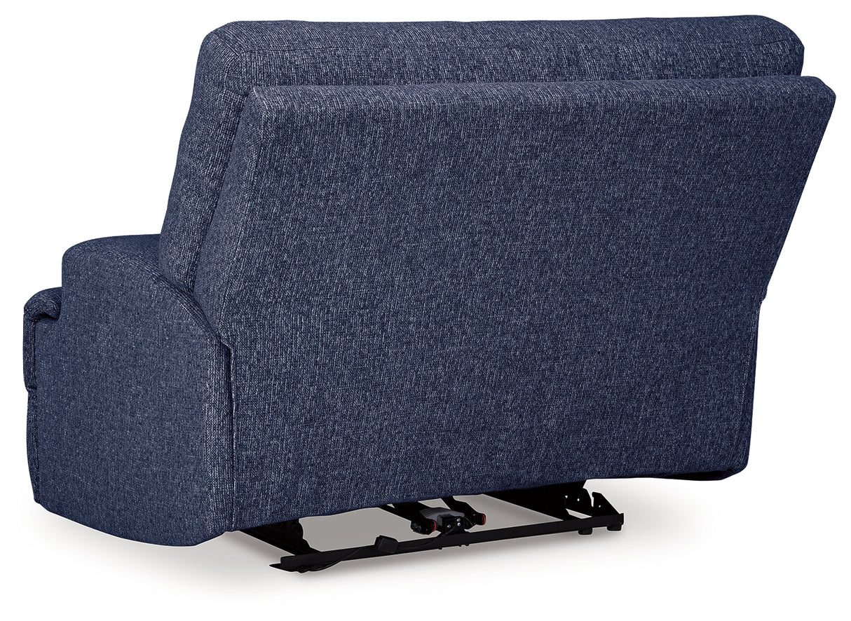 Acklen Place Navy Oversized Power Recliner from Ashley - Luna Furniture
