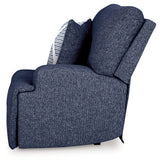 Acklen Place Navy Right-Arm Facing Power Recliner from Ashley - Luna Furniture