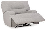 Acklen Place Pewter Oversized Power Recliner from Ashley - Luna Furniture