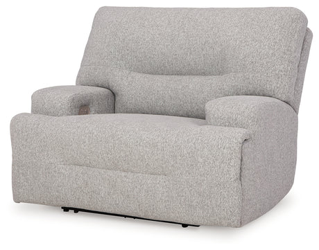 Acklen Place Pewter Oversized Power Recliner from Ashley - Luna Furniture