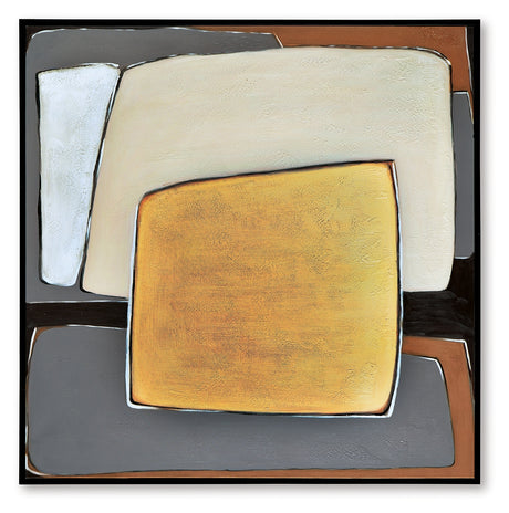 Actman Cream/Brown/Gray Wall Art from Ashley - Luna Furniture