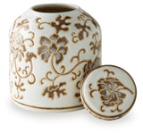 Adalham Cream/Brown Jar from Ashley Furniture - Luna Furniture