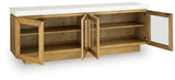 Adanworth Light Brown/Gray Accent Cabinet from Ashley - Luna Furniture
