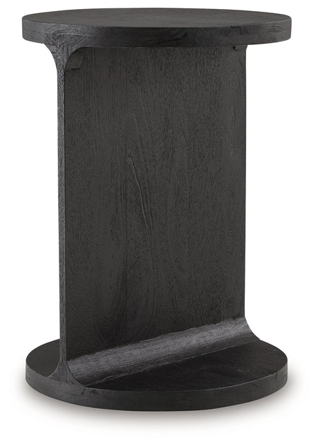 Adderley Black Accent Table - A4000600