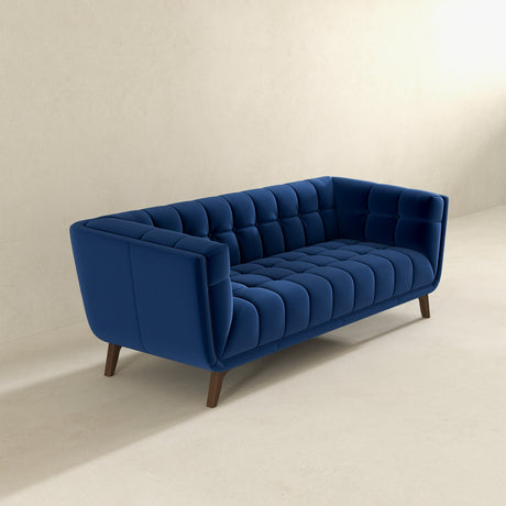 Addison Blue Velvet Large Sofa from Midinmod - Luna Furniture