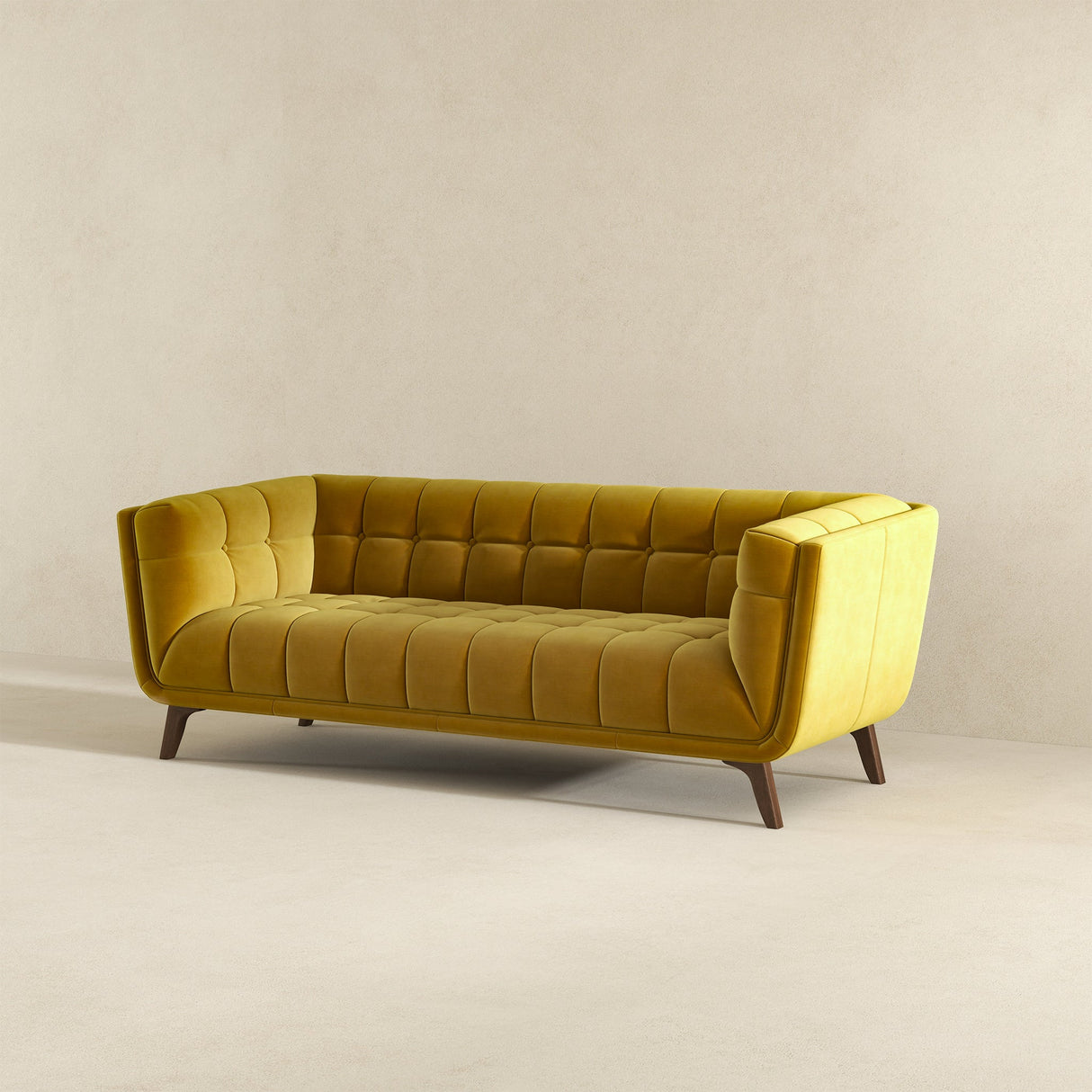 Addison Gold Velvet Large Sofa from Midinmod - Luna Furniture