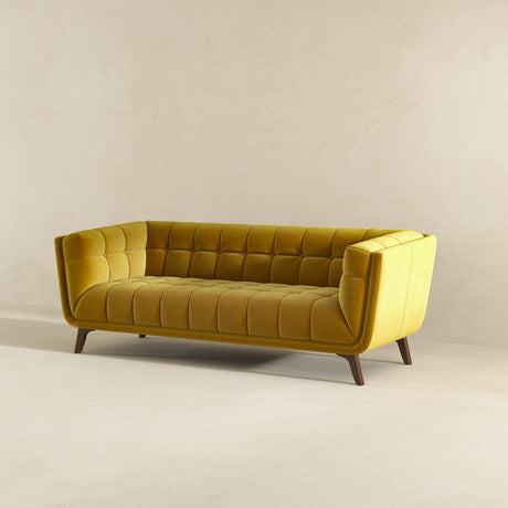 Addison Gold Velvet Large Sofa from Midinmod - Luna Furniture