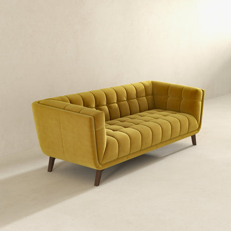 Addison Gold Velvet Large Sofa from Midinmod - Luna Furniture