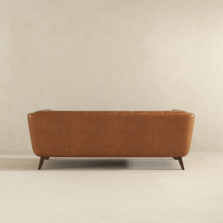 Kano Cognac Genuine Leather Sofa from Ashcroft Furniture - Luna Furniture