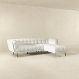 Kano Cream Boucle RAF Chaise Sectional from Midinmod - Luna Furniture