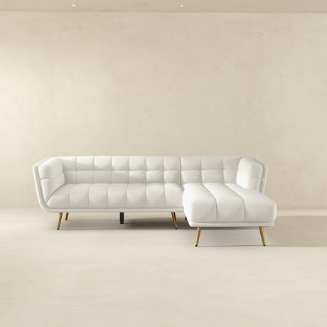 Kano Cream Boucle RAF Chaise Sectional from Midinmod - Luna Furniture
