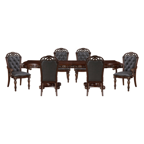 Adelina Cherry 7PC SET (TB+2A+4S) from Homelegance - Luna Furniture