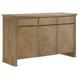 Adina Distressed Light Brown 2-Door Dining Sideboard Server from Coaster - Luna Furniture
