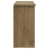 Adina Distressed Light Brown 2-Door Dining Sideboard Server from Coaster - Luna Furniture