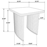 Adina Distressed Light Brown 2-Piece Wood Coffee Table Set from Coaster - Luna Furniture