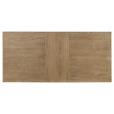 Adina Distressed Light Brown Wood Extendable Dining Table from Coaster - Luna Furniture