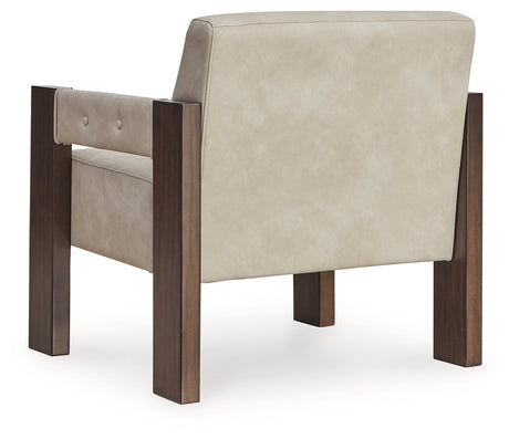 Adlanlock Bone Accent Chair from Ashley - Luna Furniture