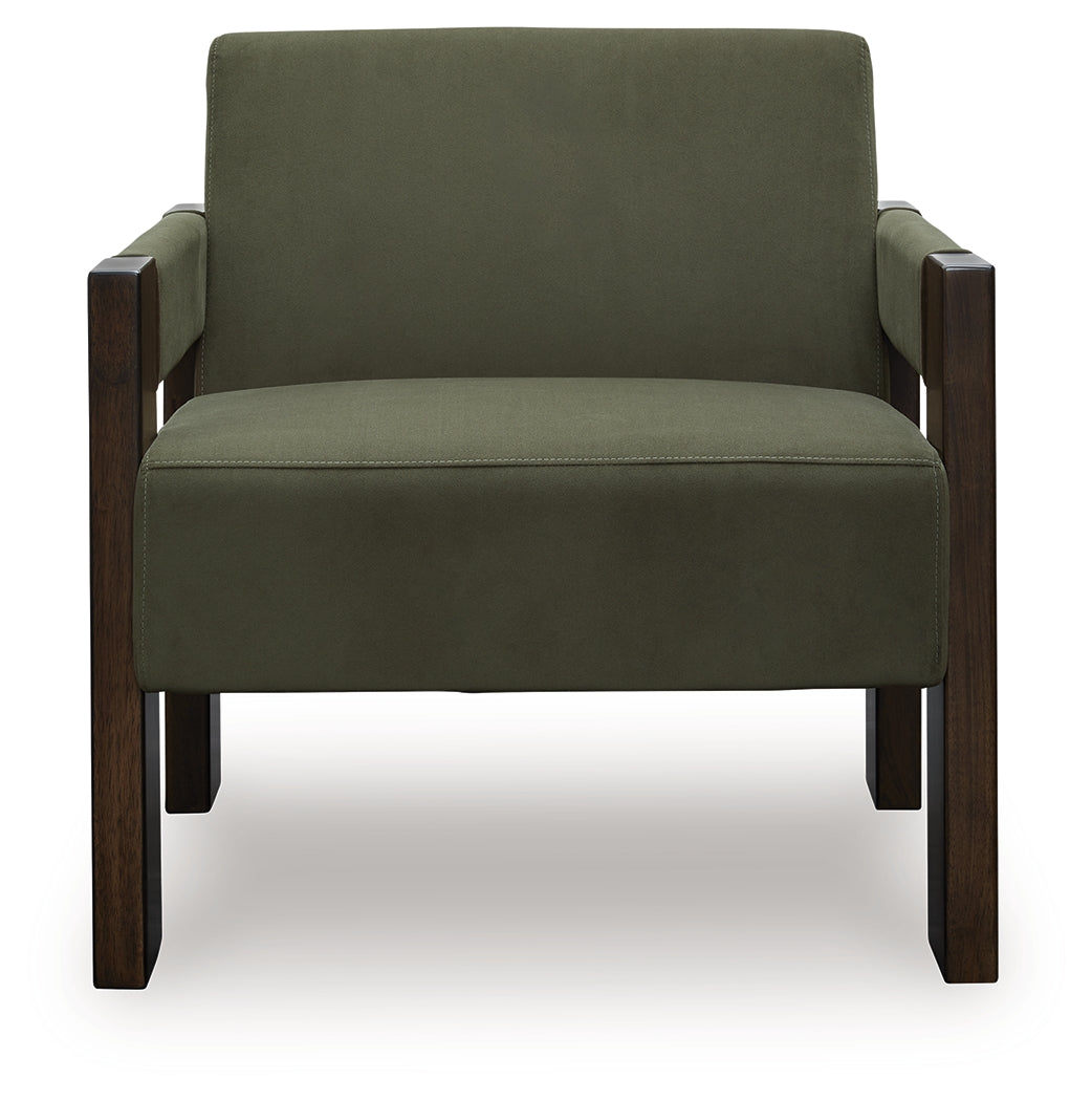 Adlanlock Olive Accent Chair from Ashley - Luna Furniture