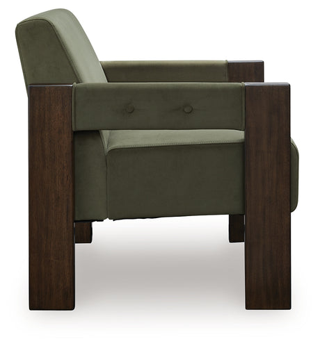 Adlanlock Olive Accent Chair from Ashley - Luna Furniture