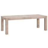 Adler Extension Dining Table in Natural Gray Acacia from Essentials For Living - Luna Furniture