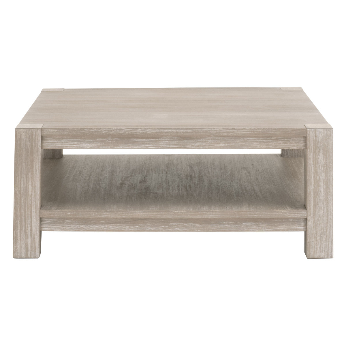 Adler Square Coffee Table in Natural Gray Acacia from Essentials For Living - Luna Furniture