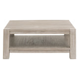 Adler Square Coffee Table in Natural Gray Acacia from Essentials For Living - Luna Furniture