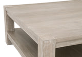 Adler Square Coffee Table in Natural Gray Acacia from Essentials For Living - Luna Furniture
