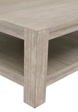 Adler Square Coffee Table in Natural Gray Acacia from Essentials For Living - Luna Furniture