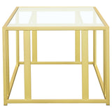 Adri 3-piece Coffee and End Table Set Black Nickel from Coaster - Luna Furniture