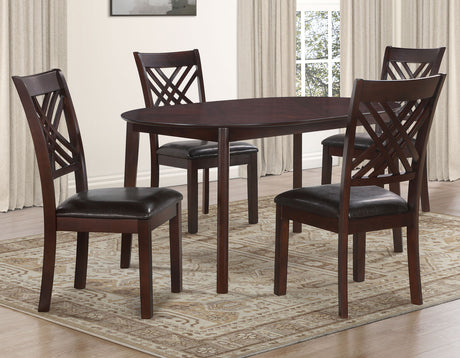 Adrian Espresso Oval Dining Room Set from Steve Silver - Luna Furniture