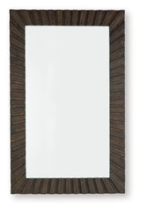 Advin Dark Brown Accent Mirror from Ashley - Luna Furniture