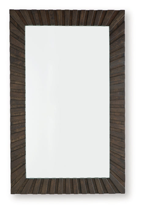 Advin Dark Brown Accent Mirror from Ashley - Luna Furniture