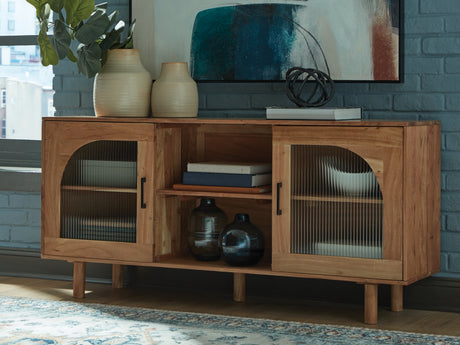 Adway Natural Brown Accent Cabinet from Ashley Furniture - Luna Furniture