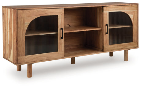 Adway Natural Brown Accent Cabinet from Ashley Furniture - Luna Furniture
