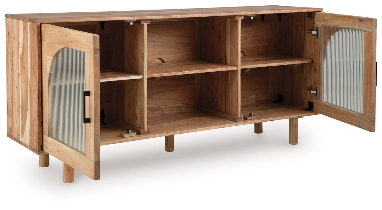 Adway Natural Brown Accent Cabinet from Ashley - Luna Furniture