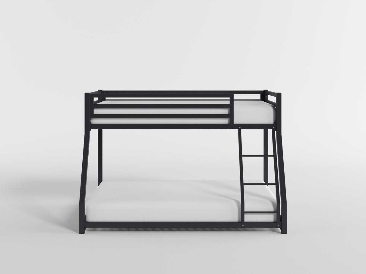 Jovie Black Metal Twin/Full Bunk Bed from Homelegance - Luna Furniture