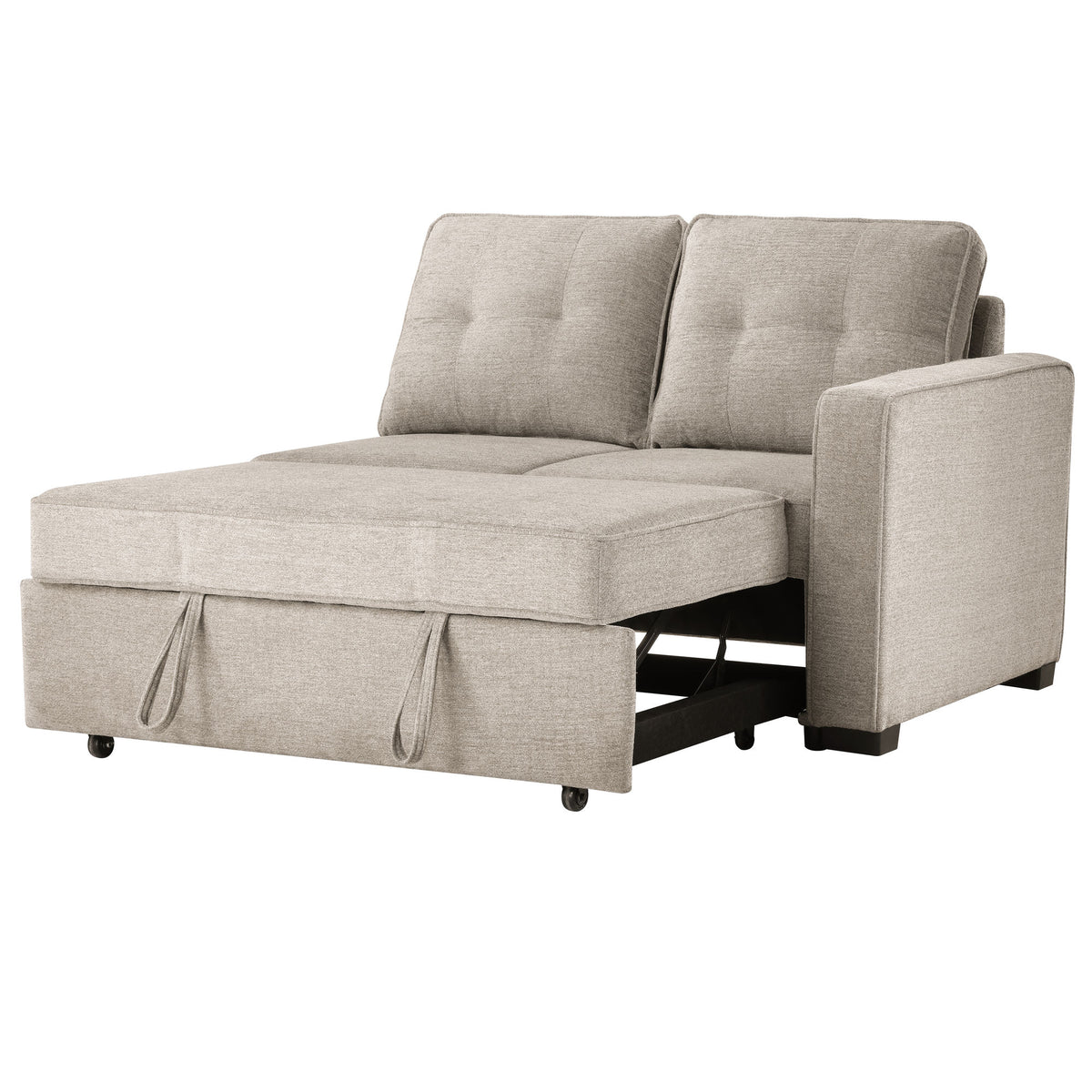 Noah Tan Convertible Sleeper Loveseat from Steve Silver - Luna Furniture