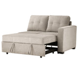 Noah Tan Convertible Sleeper Loveseat from Steve Silver - Luna Furniture