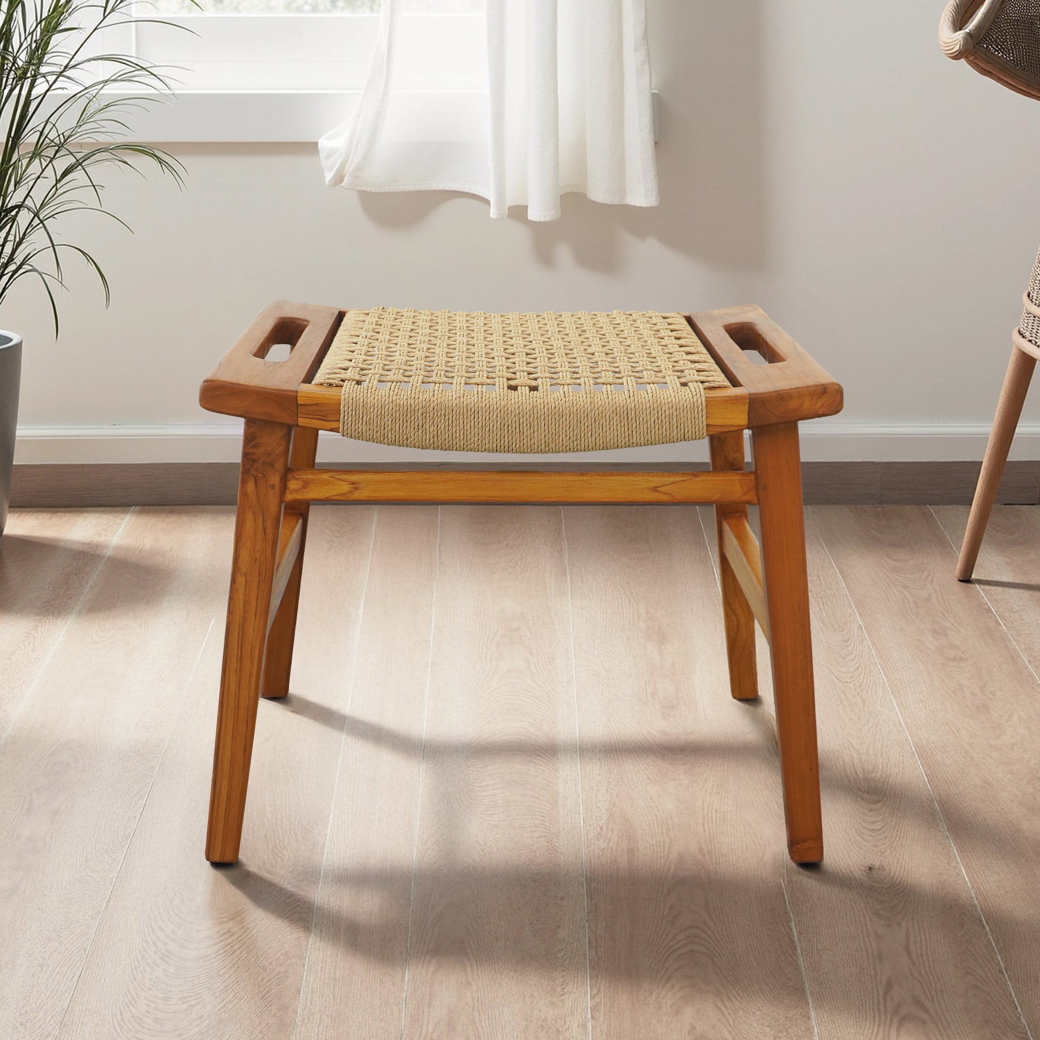 Ashcroft Furniture Grit Loom Stool - Thumbnail 5
