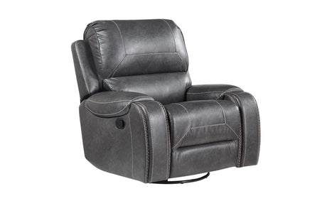 Keily Gray Manual Swivel Glider Recliner from Steve Silver - Luna Furniture