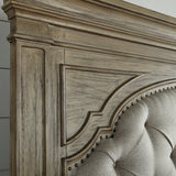Highland Park Waxed Driftwood King Bed from Steve Silver - Luna Furniture