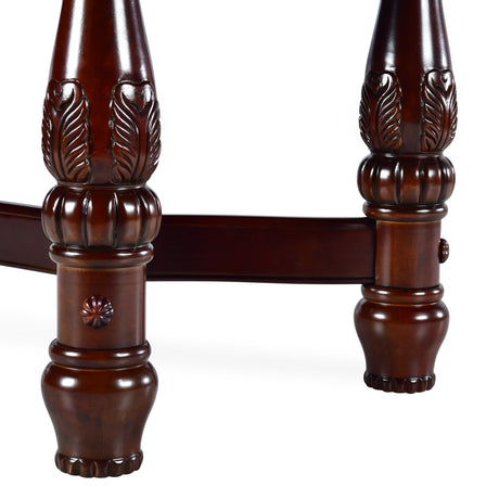 Antoinette 96-120 inch Pedestal Dining Table w/24″ Leaf from Steve Silver - Luna Furniture
