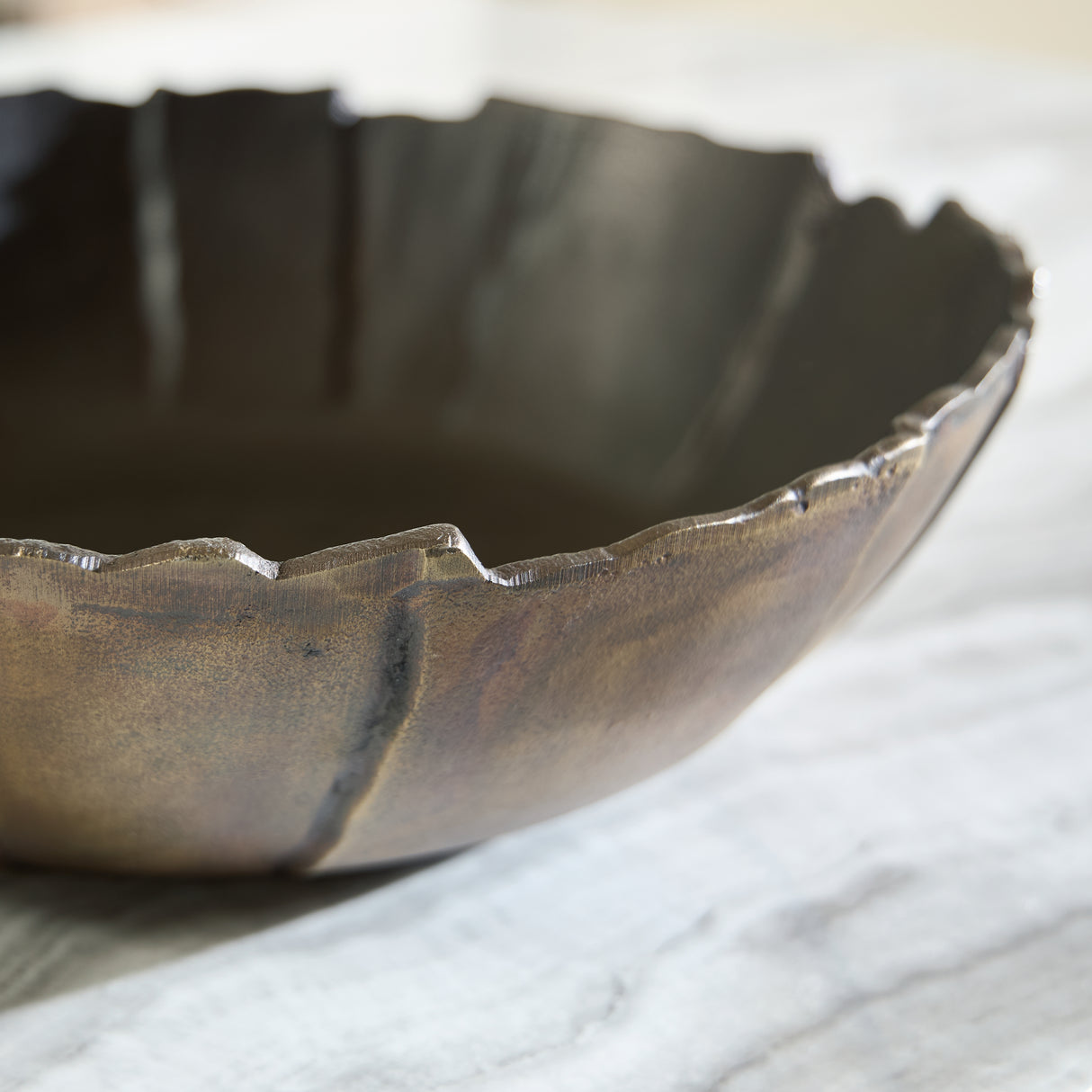 Aidman Black/Antique Gold Finish Bowl from Ashley - Luna Furniture